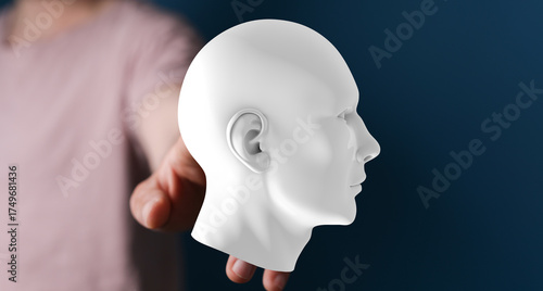 Conceptual image of a perso...