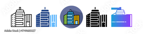 Modern Office multiple icon