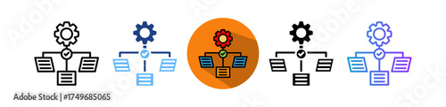 Project Workflow multiple icon