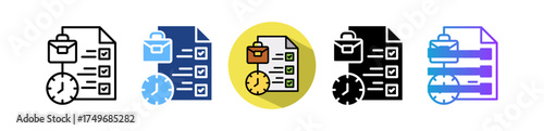 Project Deadline multiple icon