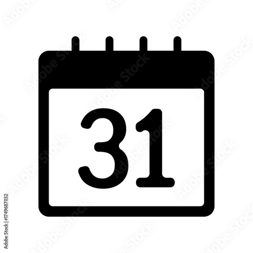 
An illustration of a black icon of a Halloween holiday attribute on a white background