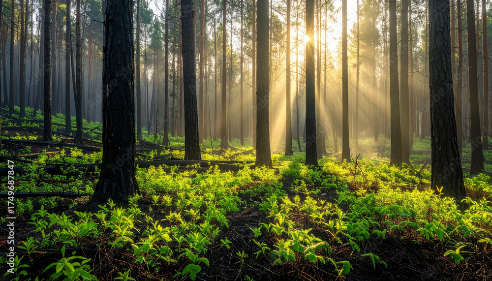 Obraz premium Rebirth of the Forest