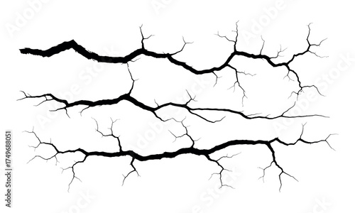 Cracked surface texture overlay grunge effect for graphic design and aging backgrounds