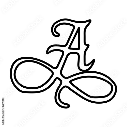 Alphabet icon A