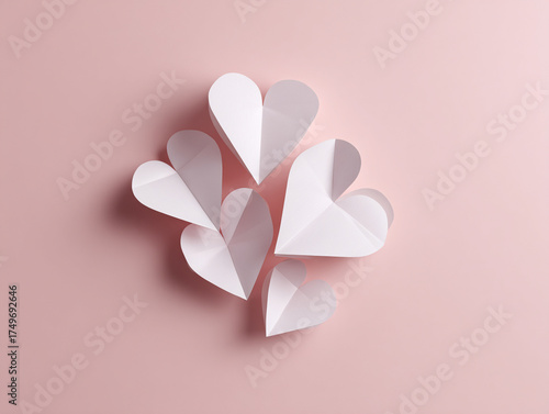 Paper Flower on Pink
