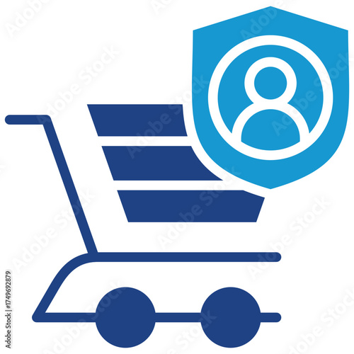 Consumer Rights glyph color icon