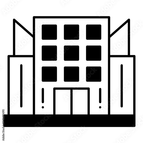 Hotel dualtone icon