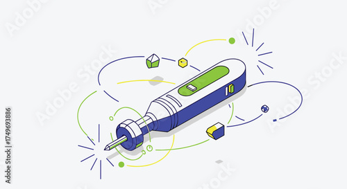 Precision rotary tool for detailed craft and hobby projects with ease and accuracy.