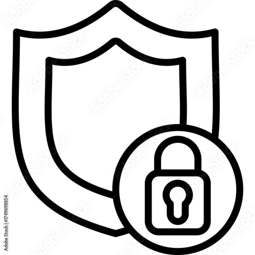 Privacy Protection line icon