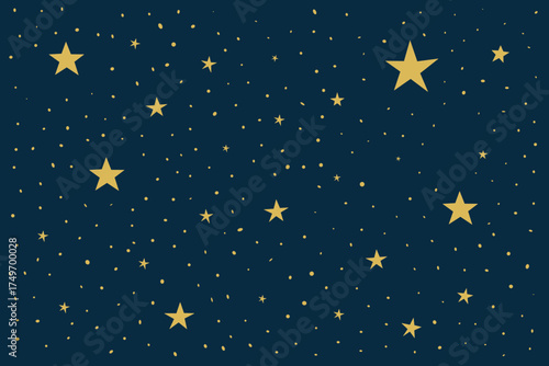 Vector background of stars