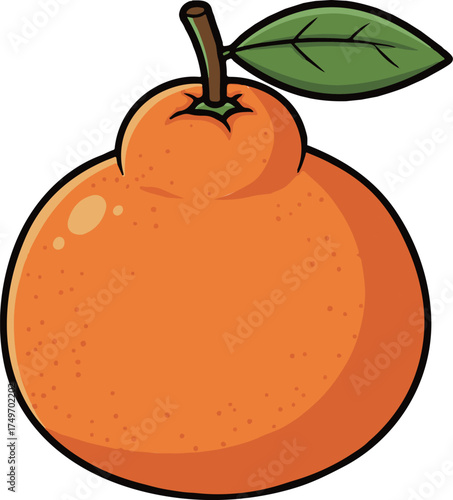 オレンジ色のデコポン