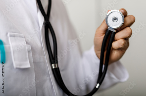Close-up shot of a doctor's...