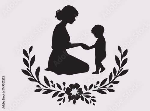 silhouette of bride and groom