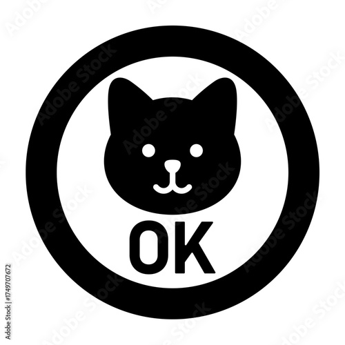 猫　OK　アイコン