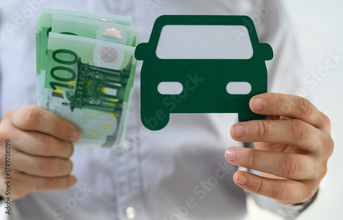Image of hands holding cash...
