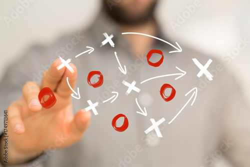 Stock photo of a hand inter...