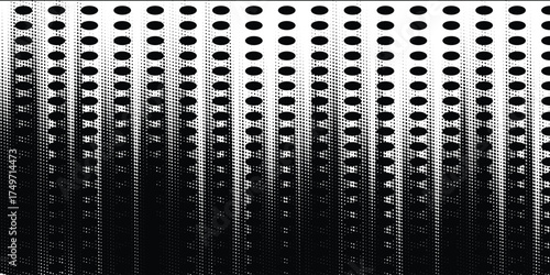 Wallpaper Mural Dots halftone white and blue color pattern gradient grunge texture background. Dots pop art comics sport style vector illustration halftone. modern Torontodigital.ca