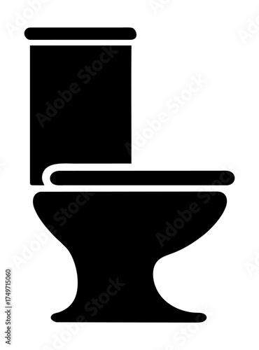 Toilet sign isollated logo vector