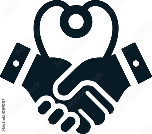 Handshake icon design