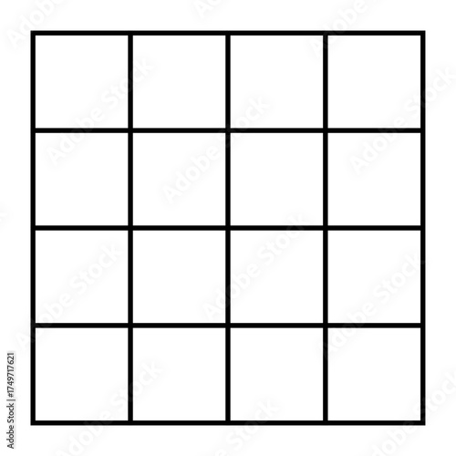 Crossword concept icon, cross word graphic symbol, web flat vector illustration .