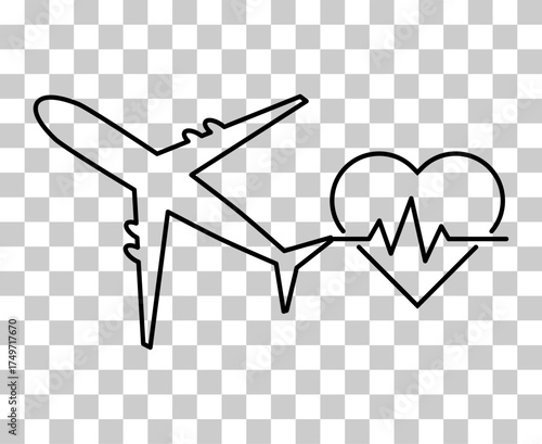 Airplane travel symbol, plane design shape icon, aeroplane fly vector illustration .
