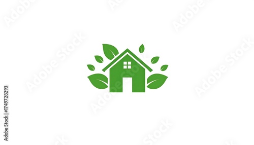 Eco Friendly Home Design Concept.