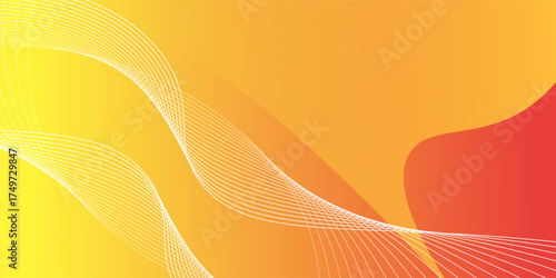 Abstract orange background with circles. Vector illustration. Eps 10