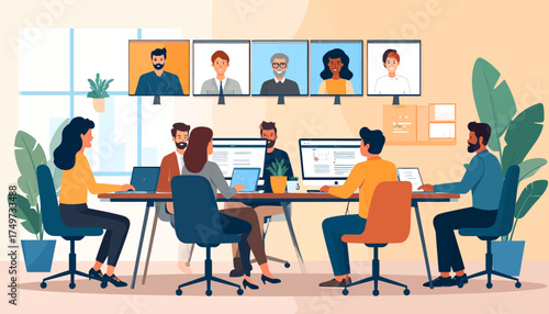 Engage in Hybrid Work A Collaborative Workspace for Video Conferencing and Team Meetings