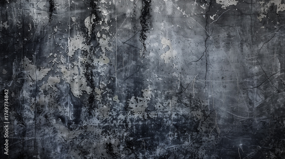 Fototapeta premium Gray background. Abstract Background with copy-space. Grunge grey background