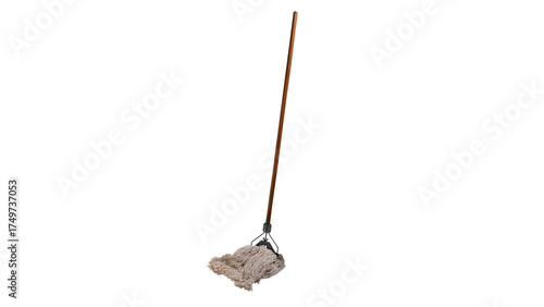Wooden Handle Floor Mop, Cleaning Cotton Mop, Household Floor Cleaning Tool