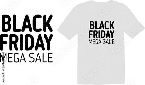Black Friday Deal T-Shirt Design Vector
