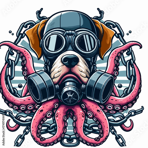 Vibrant illustration of a majestic adult tiger and a cute cub surrounded by whimsical Asian-inspired decorative elements and nature motifs.