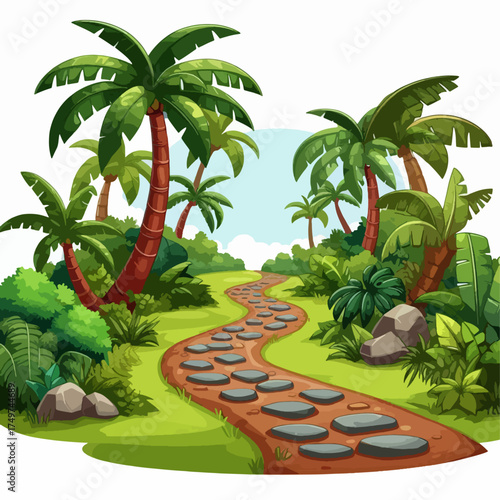 A cute, cartoonish illustration of a small brown monkey with big, expressive eyes and a playful tail.