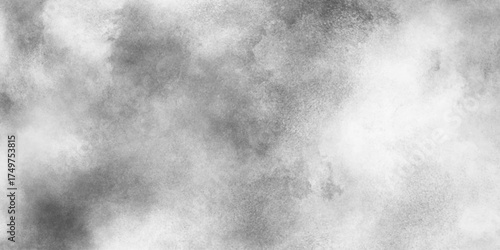 Black and white watercolor texture, abstract grunge grey shades watercolor background, gray and black paint brush strokes in watercolor, light gray art background for design spot blot daub grunge.