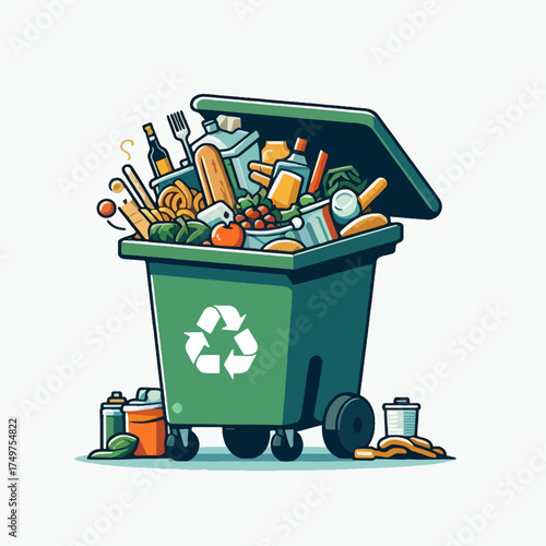 A cartoon illustration of a smiling male chef preparing and arranging grilled skewers on a wooden board with sauce.