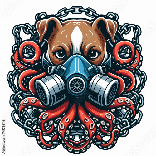 A cartoon illustration of a smiling male chef preparing and arranging grilled skewers on a wooden board with sauce.