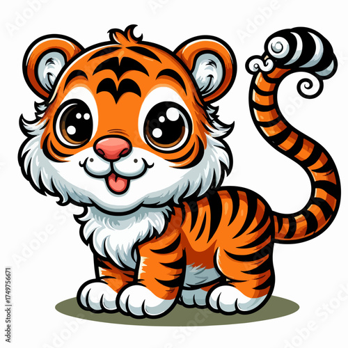 A cartoon illustration of a smiling male chef preparing and arranging grilled skewers on a wooden board with sauce.