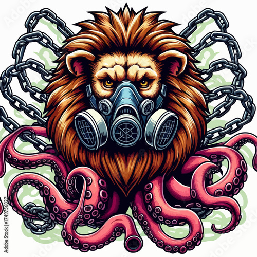 A cartoon illustration of a smiling male chef preparing and arranging grilled skewers on a wooden board with sauce.