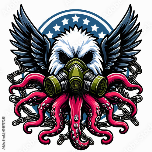 A cartoon illustration of a smiling male chef preparing and arranging grilled skewers on a wooden board with sauce.