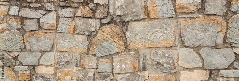 Fototapeta premium Banner Natural stone texture. Photo Natural texture of natural stone