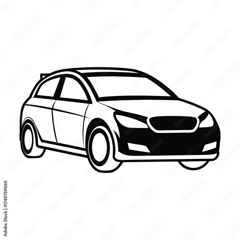 Fototapeta premium Car Vector Illustration