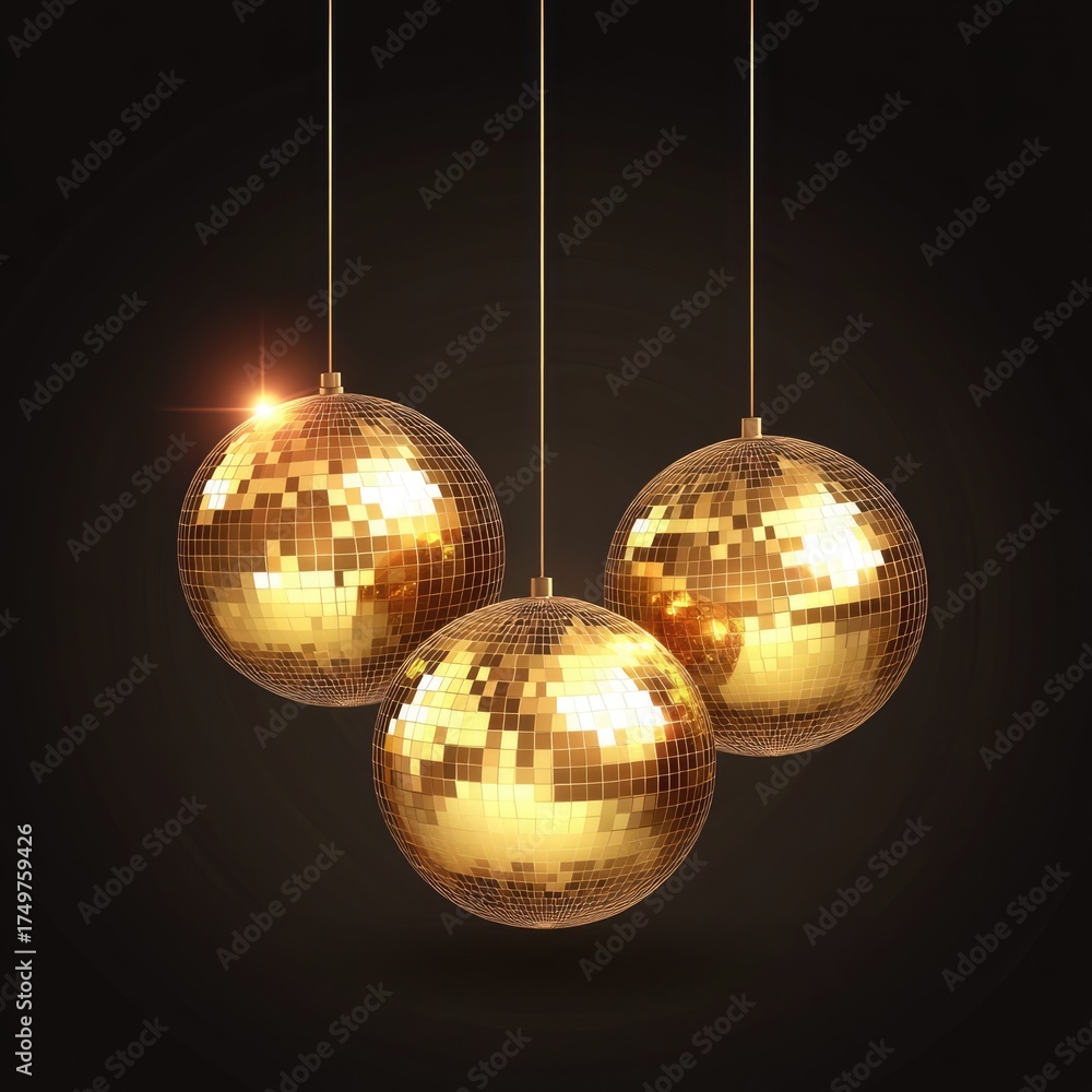 Obraz premium An artistic arrangement of glowing, colorful spheres against a dark backdrop, reflecting abstract creativity and style