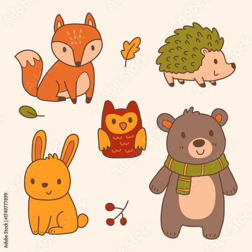 Autumn Animal Collection