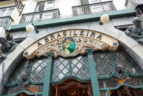Café A Brasileira, where Lisbon’s spirit lingers over a cup of coffee.