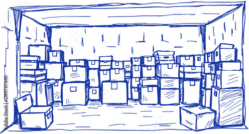 Overstuffed Storage Room: A Chaotic Scene