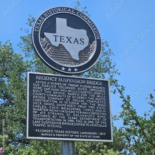 Texas Hill Country Landmark: Regency Suspension Bridge