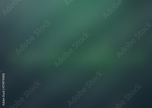 Abstract Gradient of Deep Greens and Blues Creates a Mysterious and Peaceful Underwater Atmosphere Subtle Texture and Softness