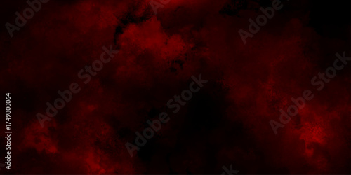 abstract smoke exploding cumulus clouds, elements for vibrant designs, red watercolor hues glowing through a cloudy night sky,  misty fog effect texture overlays for text or space.
