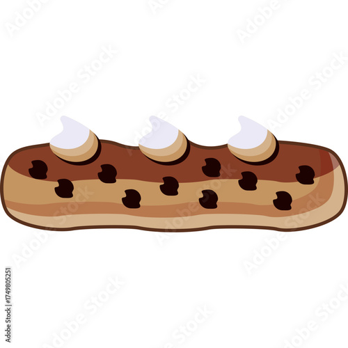Chocolate Cream Eclair