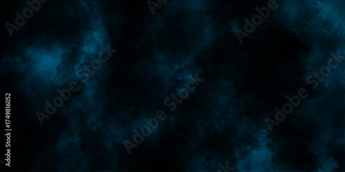 Abstract watercolor background in rich blue palette fluid texture, deep blue wallpaper with a fine velvety texture created, dark art with space for design, blue textured abstract art background.
